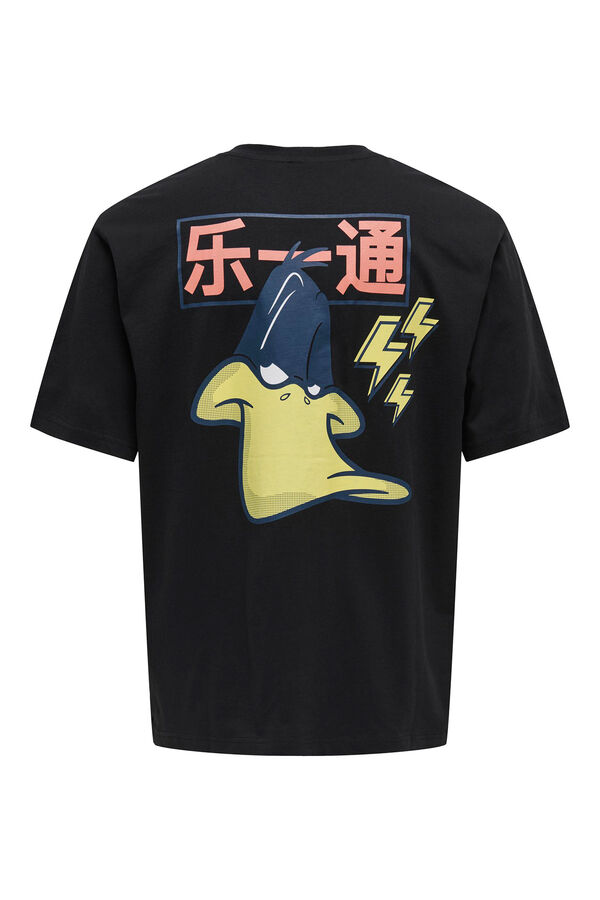 Only & Sons Camiseta manga corta Looney tunes negro