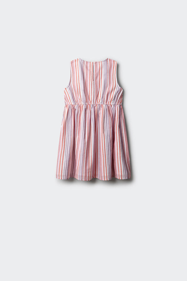Springfield Kids Vestido para menina em lurex rosa