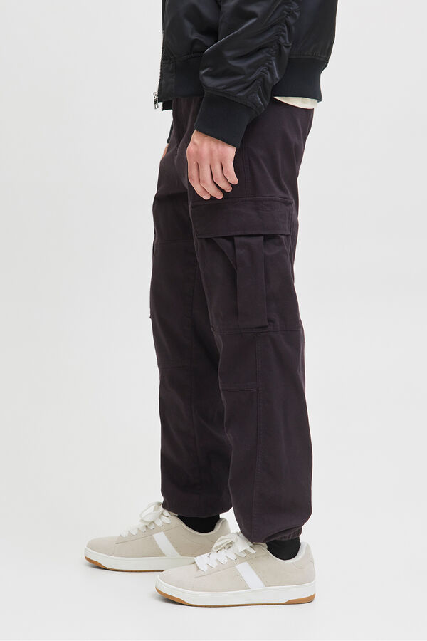 Jack & Jones Cal&ccedil;as de ajuste relaxado preto