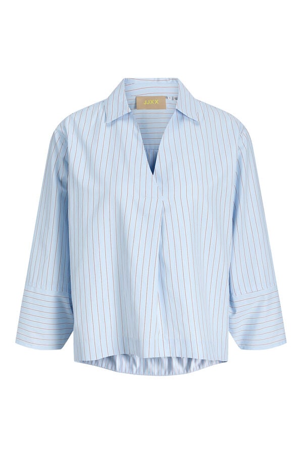 Jack & Jones Blusa em popelina de manga comprida azul