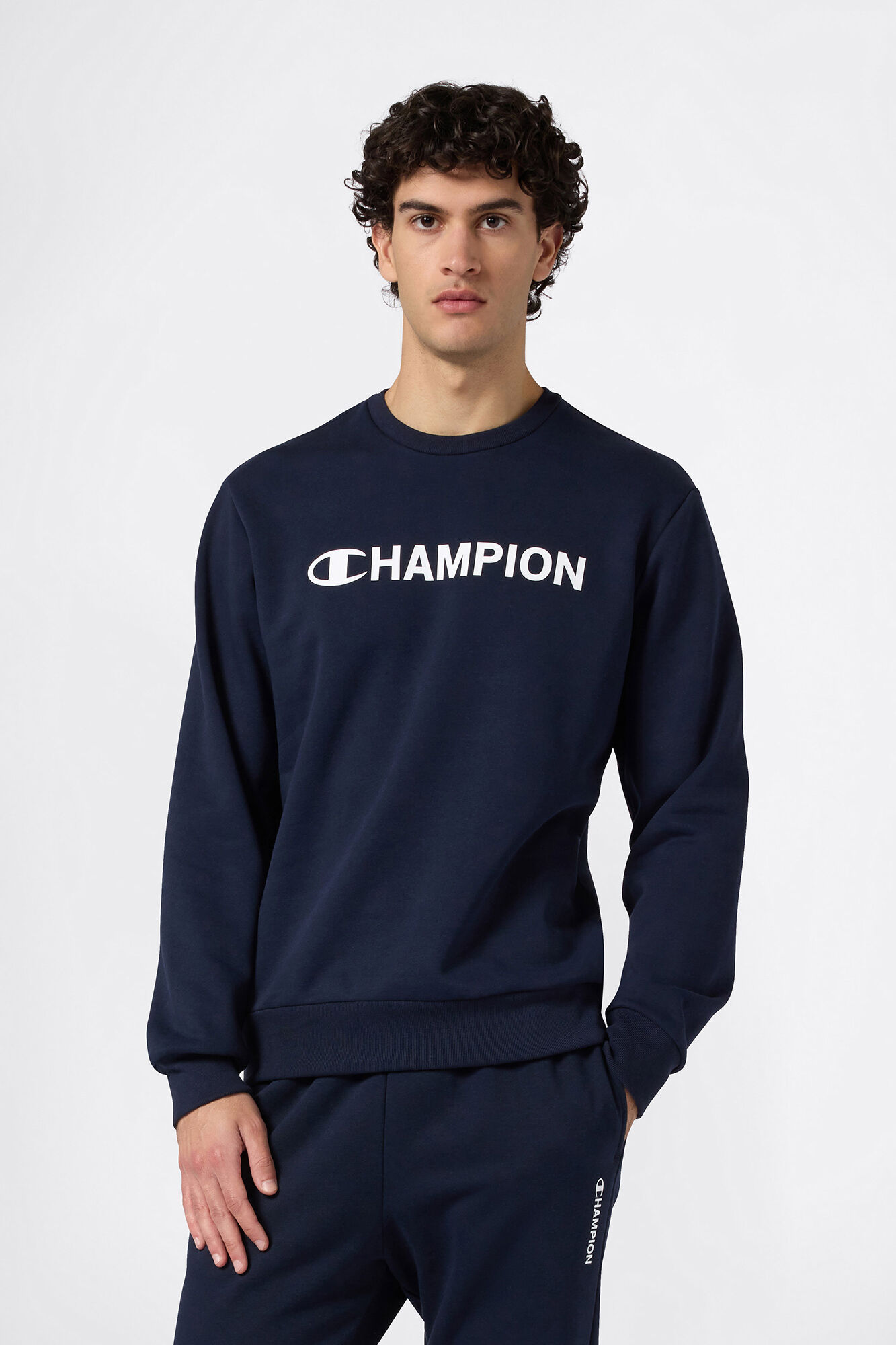 Champion Sweatshirt Champion com gola caixa