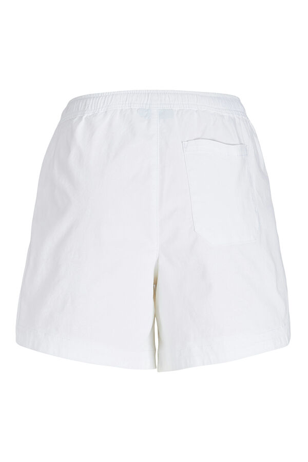 Jack & Jones Camiseta justa curta branco