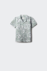 Springfield Kids Camisa hawaiana ni&ntilde;o verde