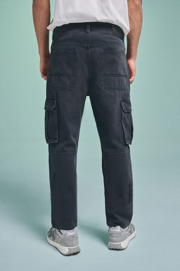 Springfield Jeans cargo Pedri X Springfield gris