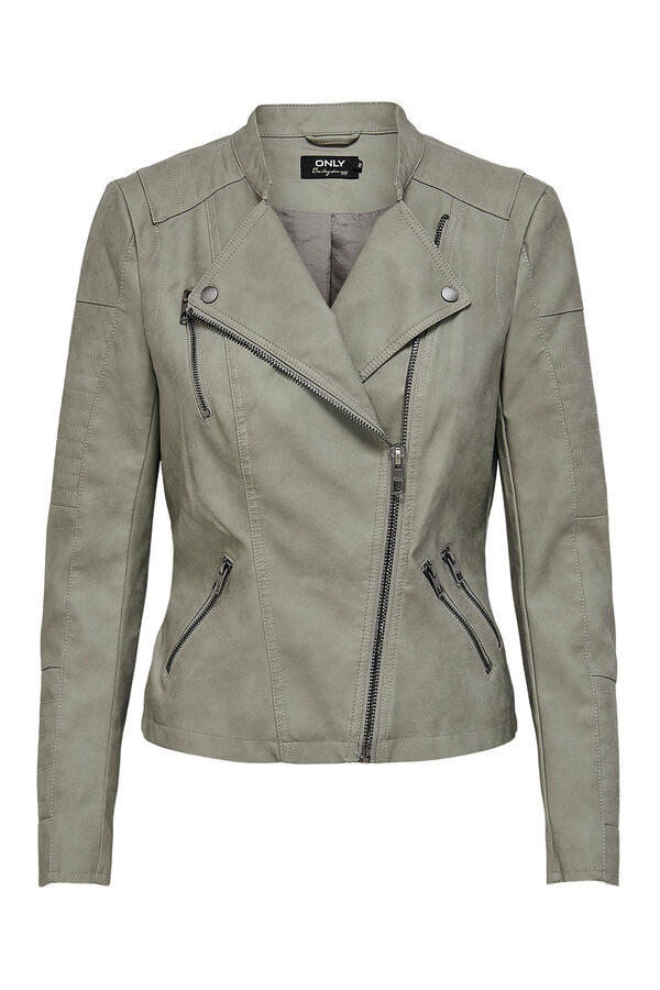 Only Casaco Biker cinzento