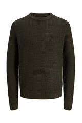 Jack & Jones Junior Jerey b&aacute;sico de punto verde