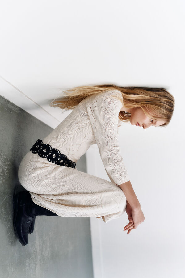 High Spirits Vestido "infinito" bege