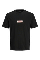 Jack & Jones PLUS Camiseta regular fit logo PLUS negro