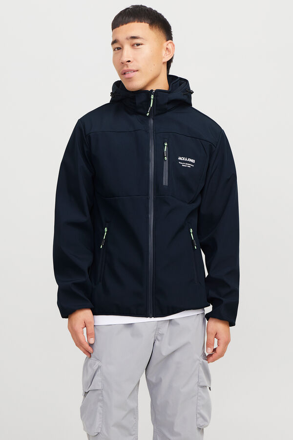 Jack & Jones Chaqueta t&eacute;cnica capucha azul