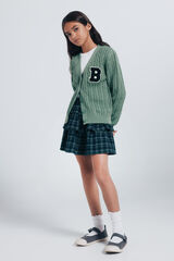 Springfield Kids Cardigan universit&aacute;rio feminino verde