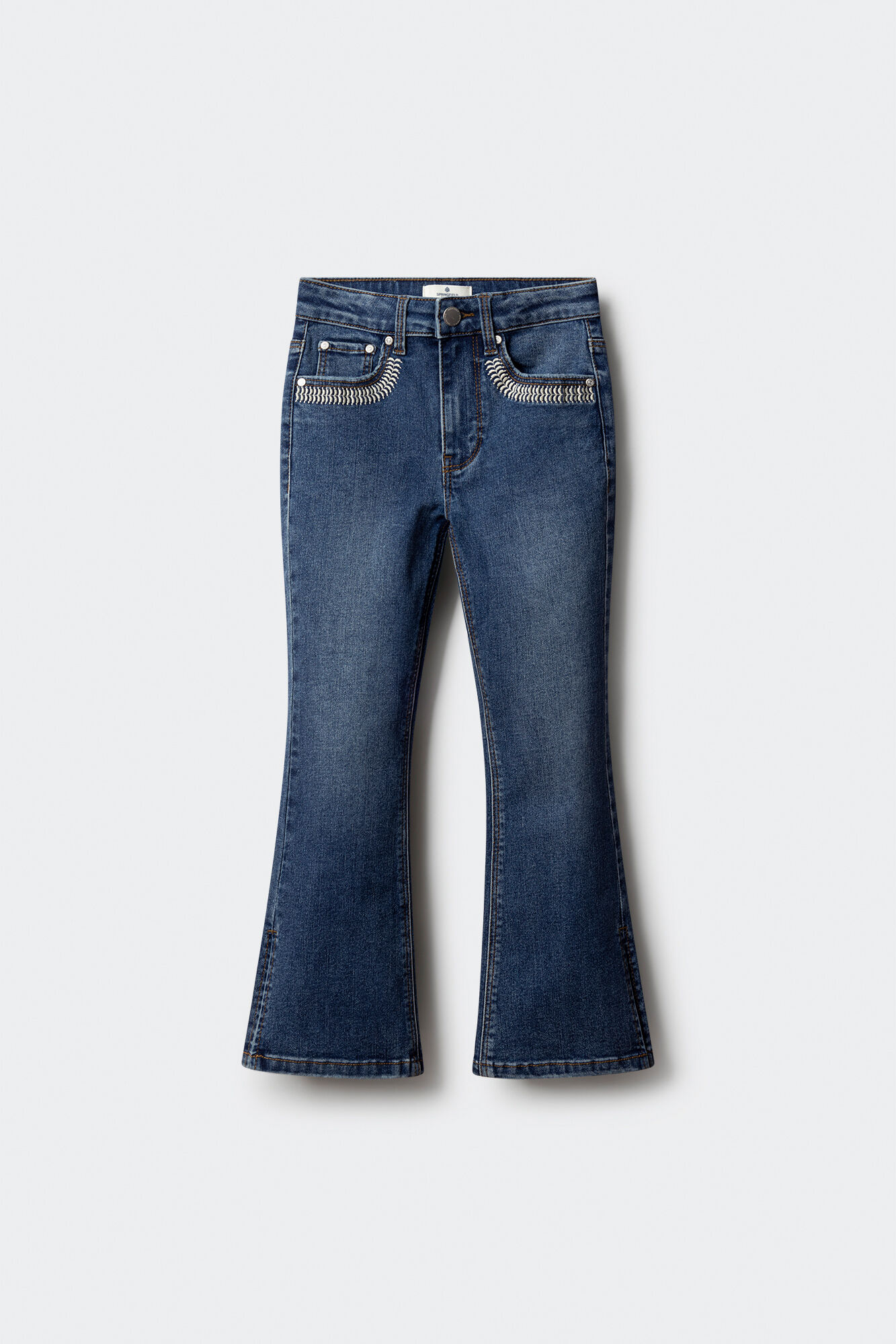 Springfield Kids Cal&ccedil;a denim flare para meninas
