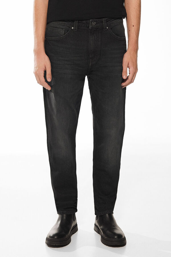 Springfield Jeans regular negro lavado gris