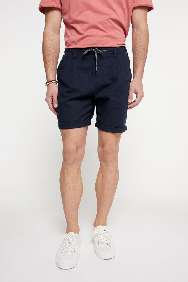 Only & Sons Bermuda lino azul
