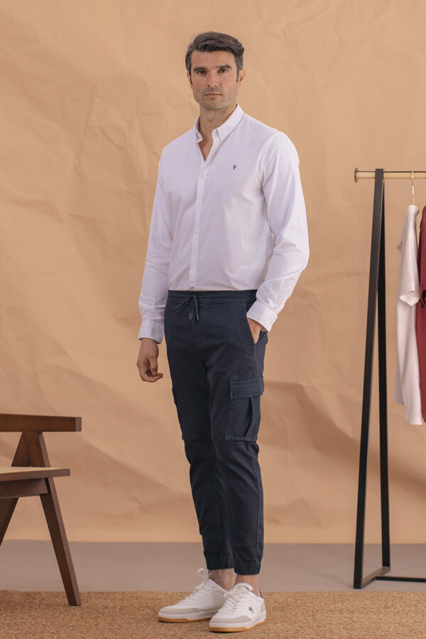 Celopman Pantal&oacute;n Jogger Cargo azul