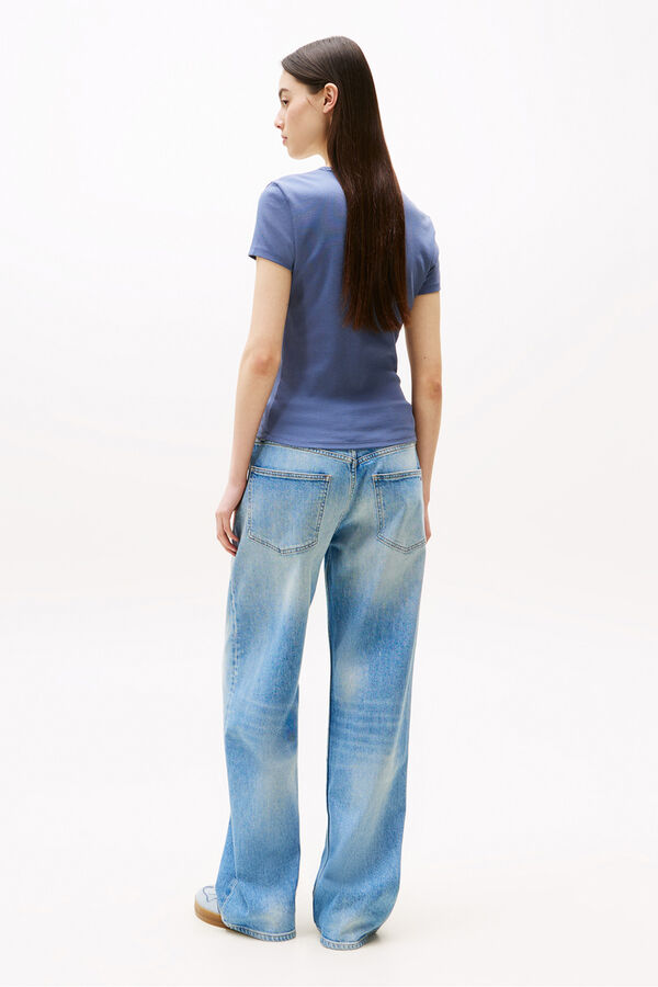 Tommy Jeans T-shirt de mulher azul
