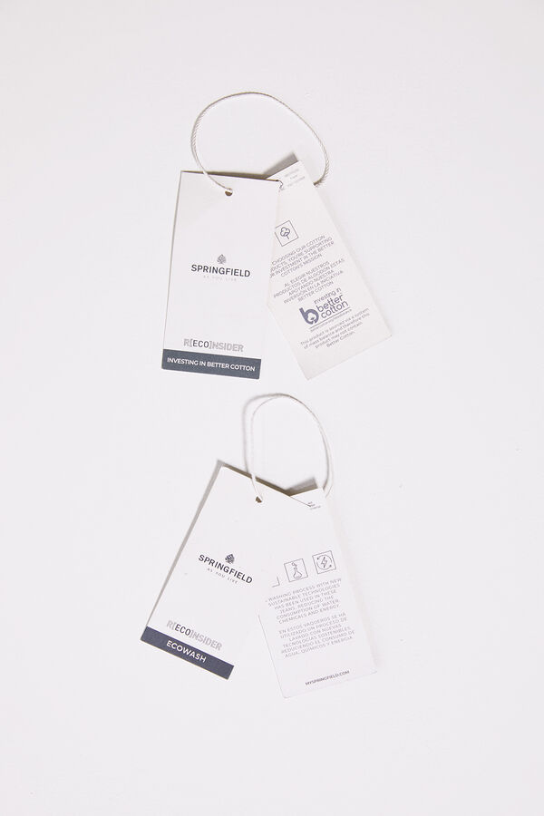 Springfield Jeans skinny lavagem m&eacute;dia manchada azul