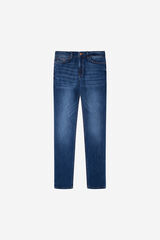 Springfield Jeans skinny lavagem média-escura azul