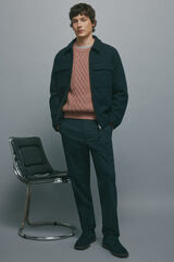 Springfield Pantal&oacute;n chino jogger comfort fit azul