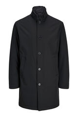 Jack & Jones PLUS Abrigo liviano cuello alto Plus negro