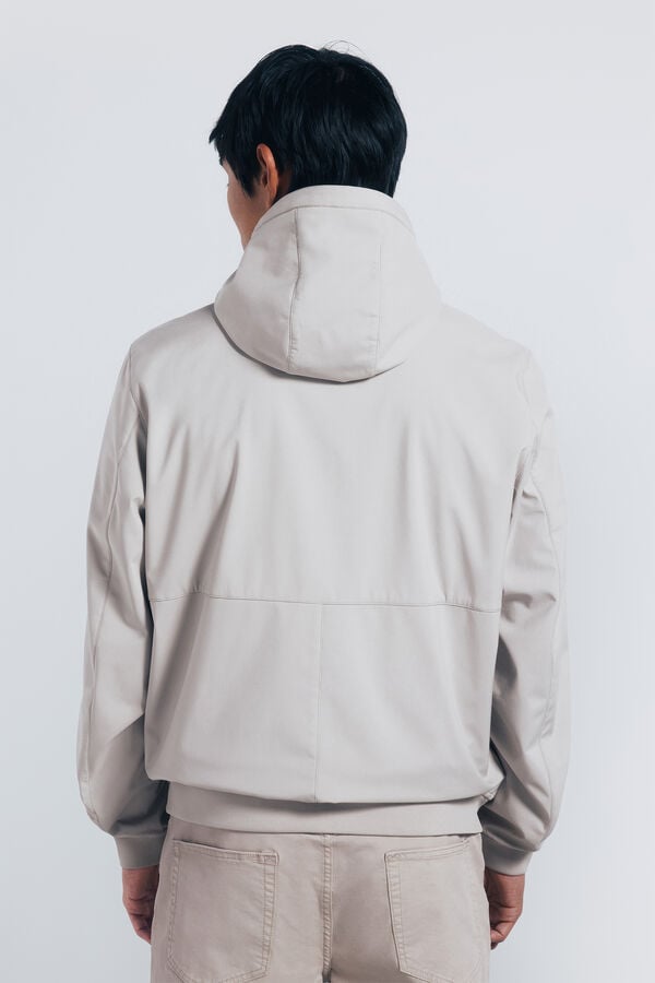 Springfield Chaqueta shoftshell capucha nude