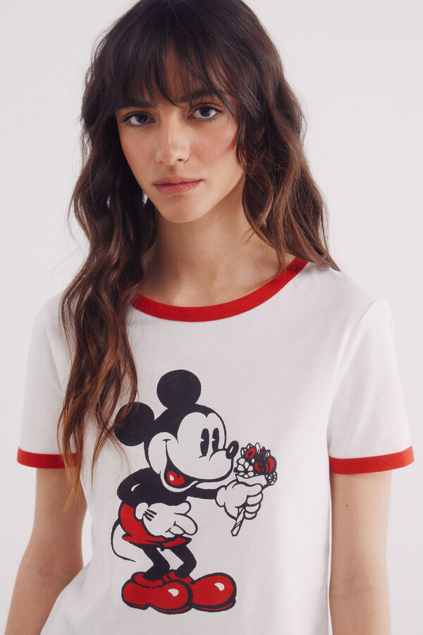 Springfield T-shirt "Mickey" branco