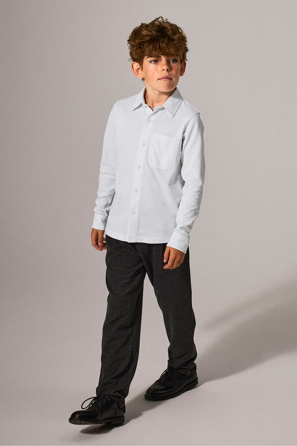Name It Camisa polo de ni&ntilde;o blanco