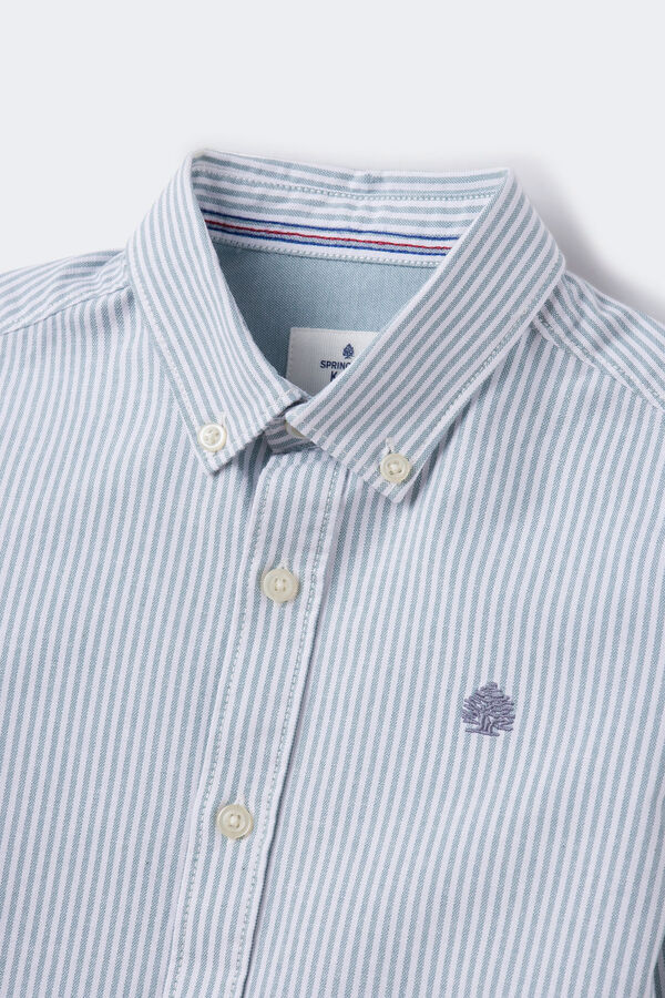 Springfield Kids Camisa Oxford ni&ntilde;o turquesa