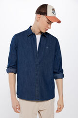 Springfield Camisa vaquera azul