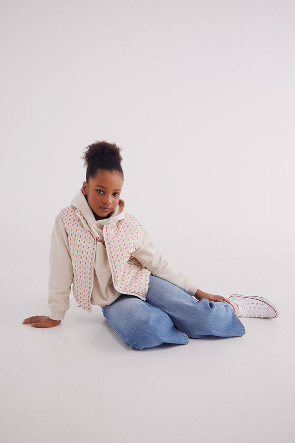 Springfield Kids Chaleco acolchado estampado ni&ntilde;a blanco