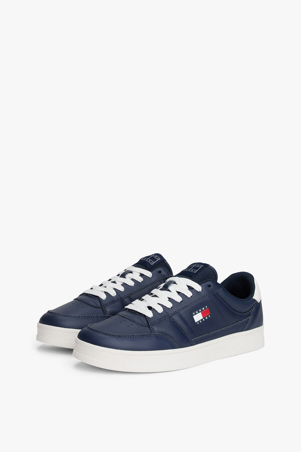 Tommy Jeans Zapatilla Tommy Jeans azul marino con bandera azul
