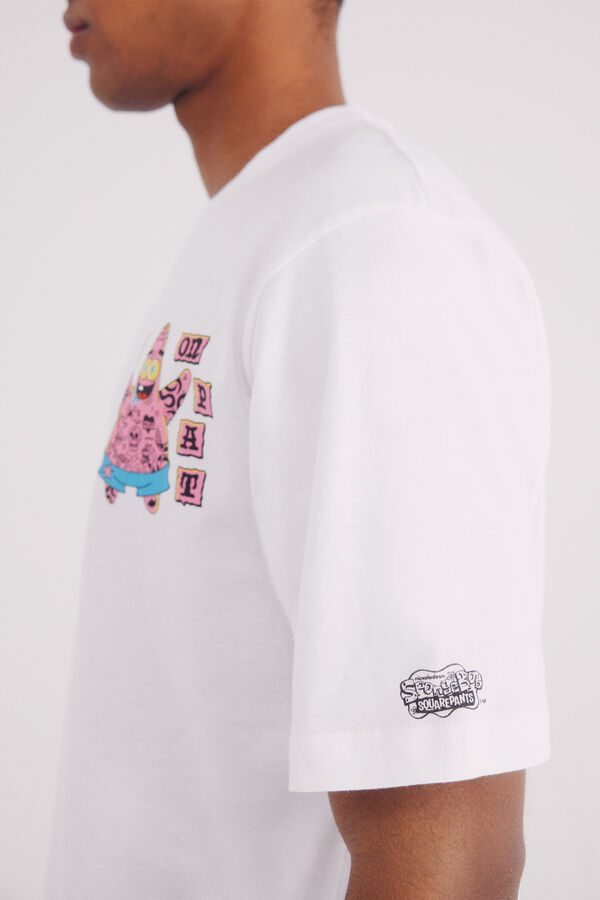 Springfield T-shirt Bob Esponja branco