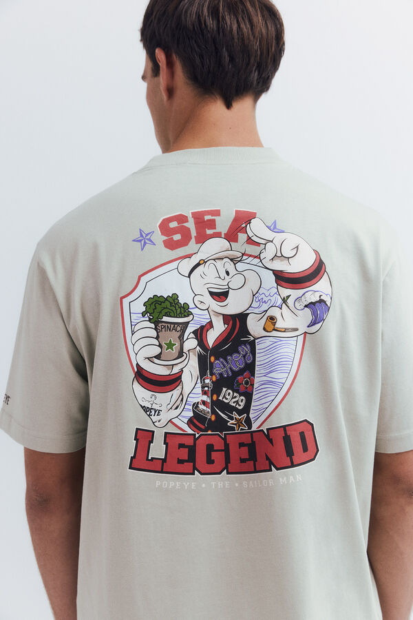 Springfield Camiseta Popeye blanco