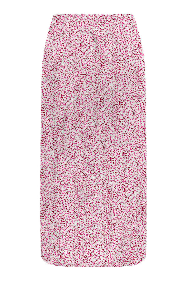 Only Falda midi rosa