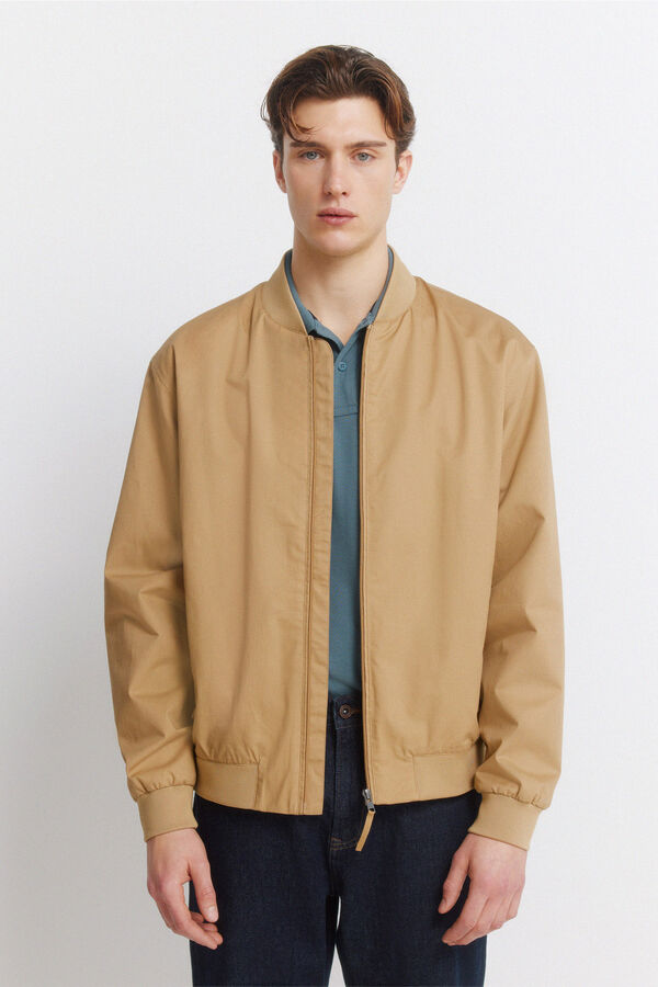 Springfield Bomber leve camel