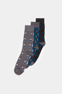 Springfield Pack 2 calcetines boxeo gris oscuro