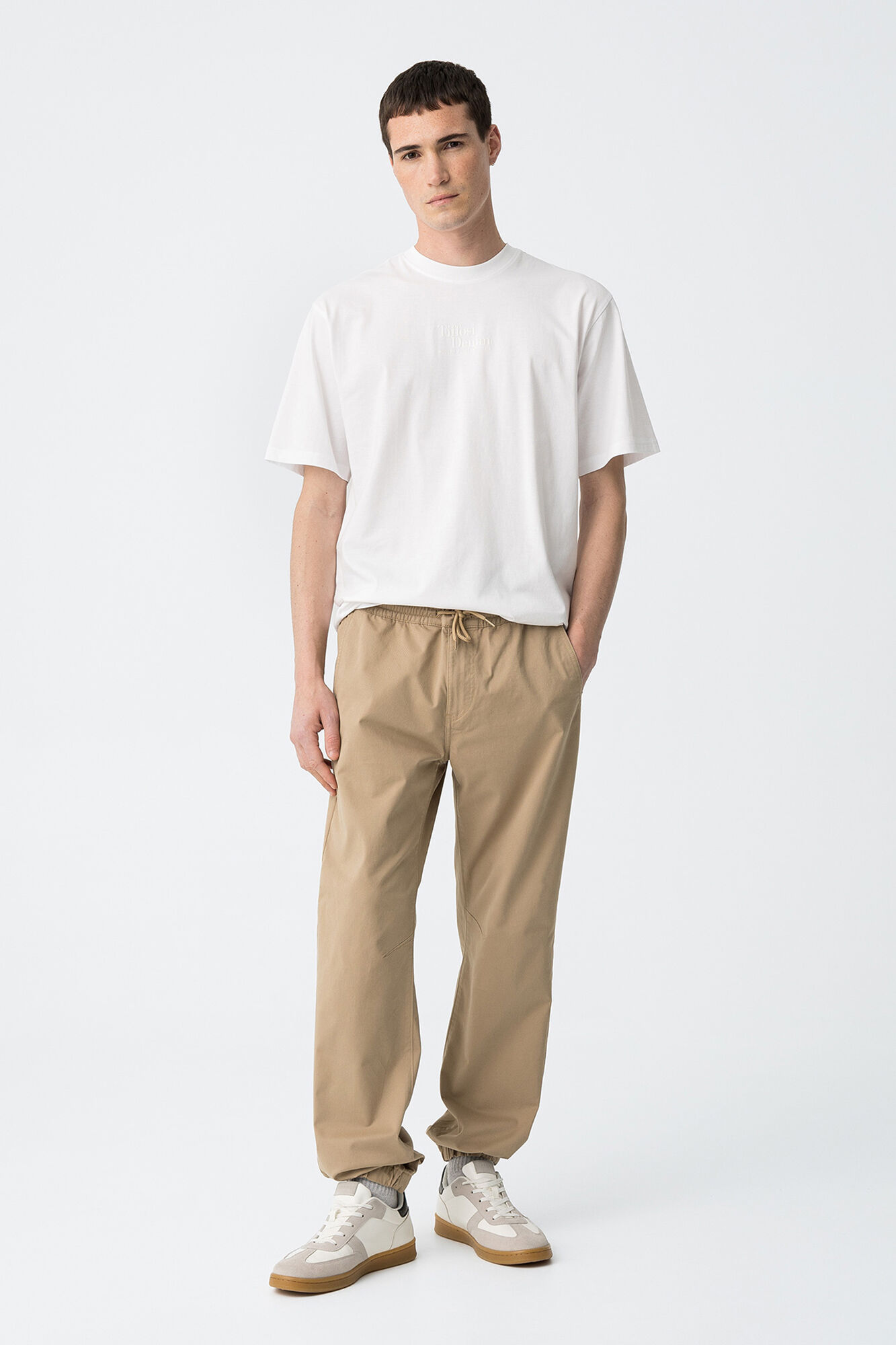 Tiffosi Pantalones jogger con cord&oacute;n