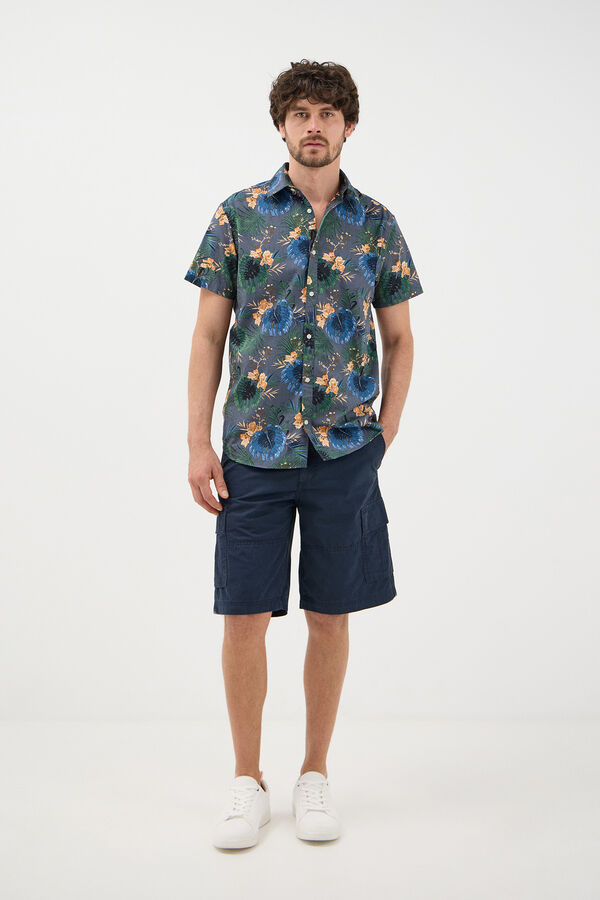 Jack & Jones Bermuda cargo relaxed fit azul