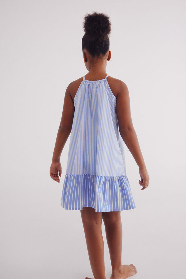 Springfield Kids Vestido riscas menina azul
