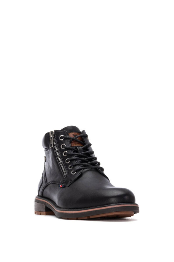 XTI Bota de amarrar preto