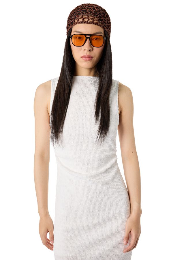 Koton Vestido midi ajustado bege