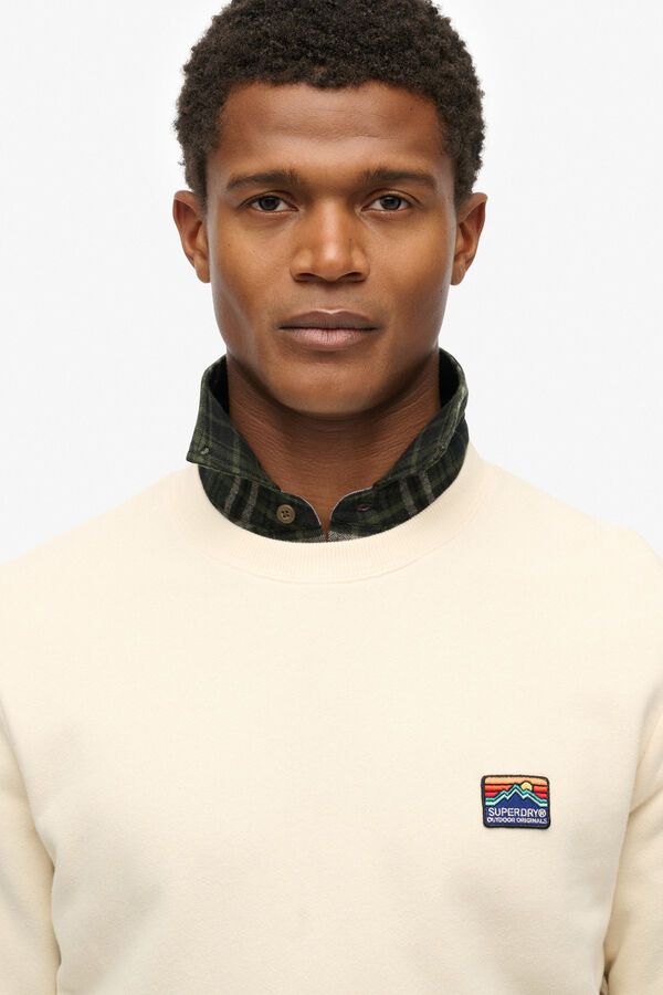 Superdry Sudadera Great outdoors emb rlxd beige