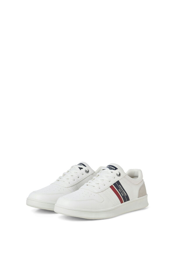 Jack & Jones Zapatillas de punta redonda blanco