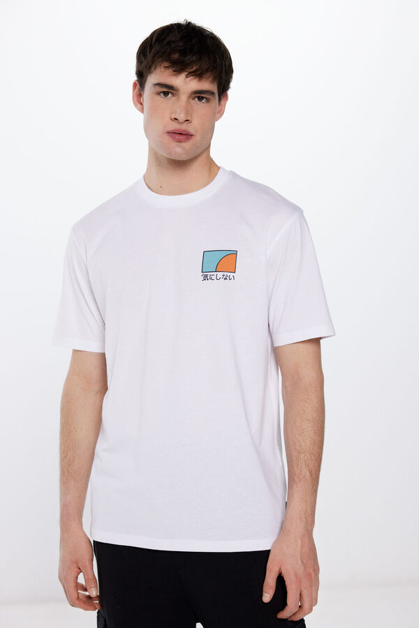 Springfield T-shirt sunset branco