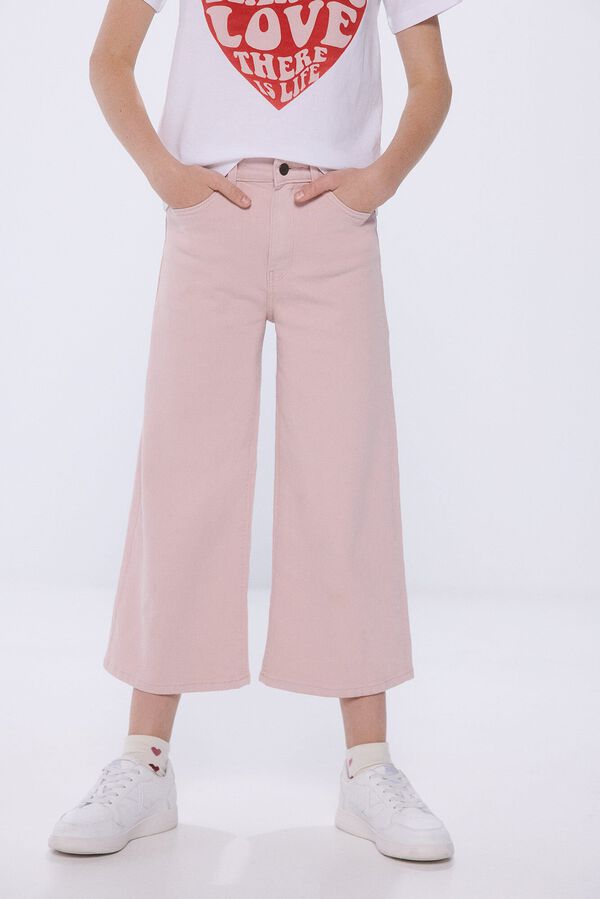 Springfield Kids Cal&ccedil;a culote de menina rosa