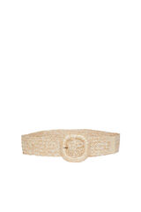 Pieces Cintur&oacute;n de mujer bege