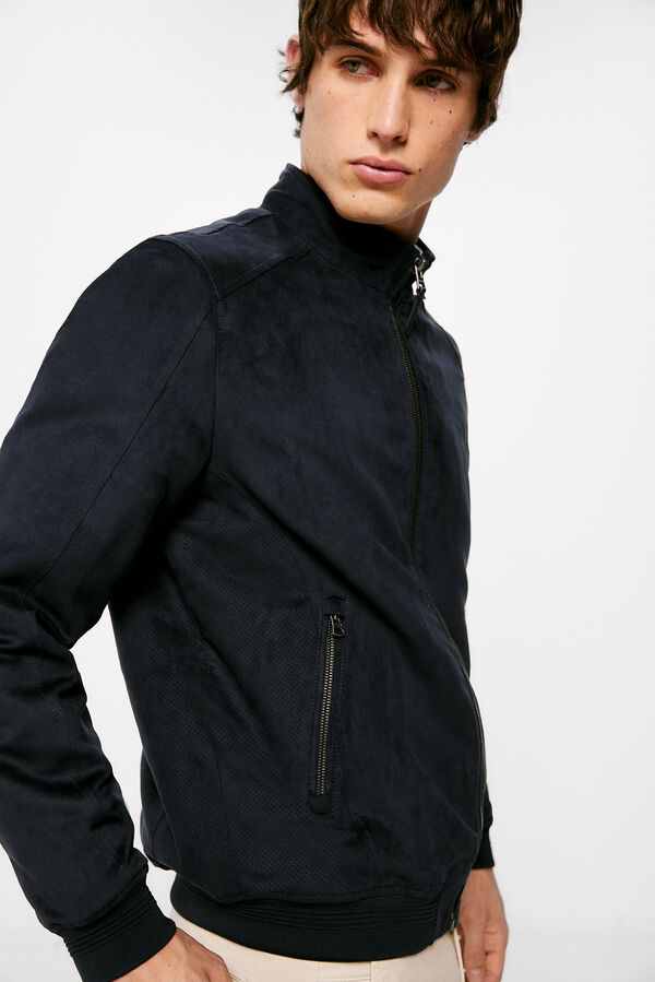 Springfield Cazadora efecto ante azul