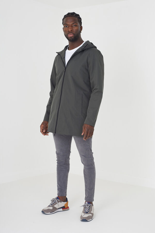 Brave Soul Chaqueta ligera con capucha kaki