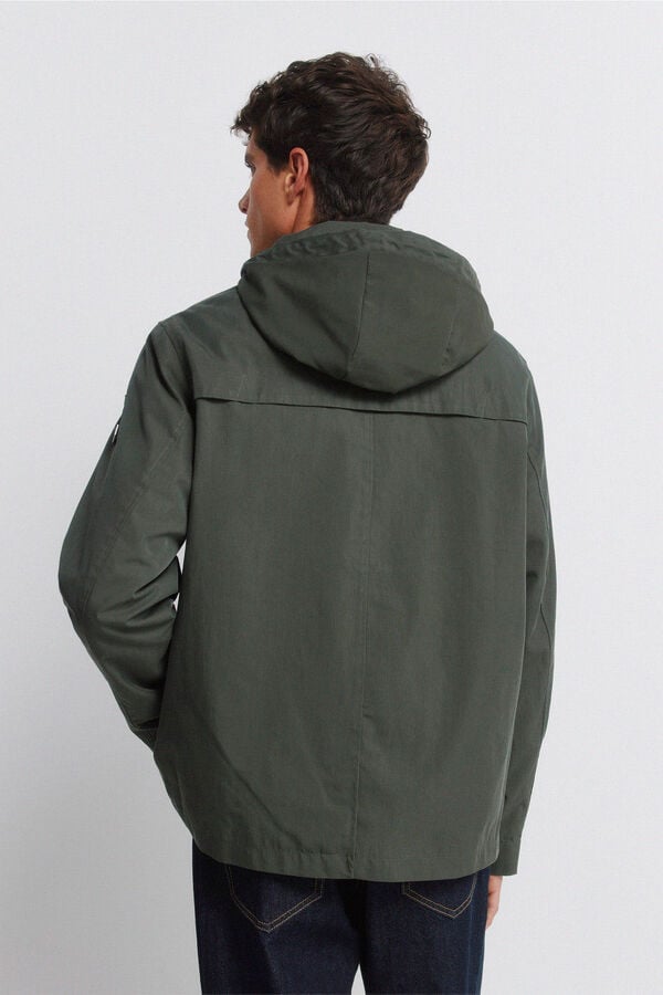 Springfield Parka leve Caqui escuro