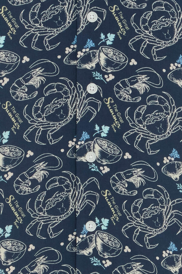 Blend Camisa de manga curta Bhascot  azul