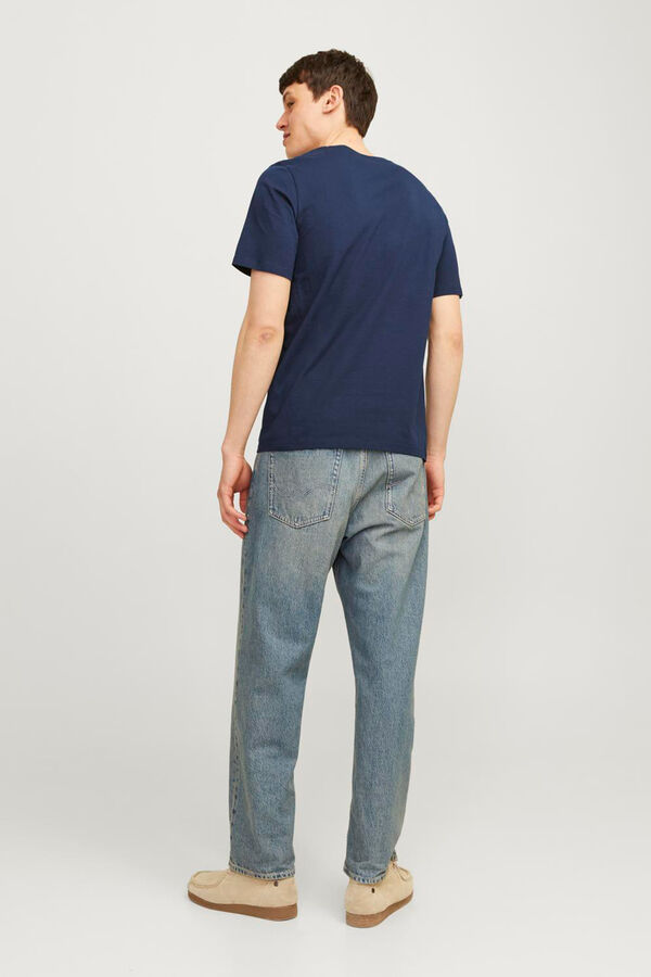 Jack & Jones Camiseta est&aacute;ndar fit azul